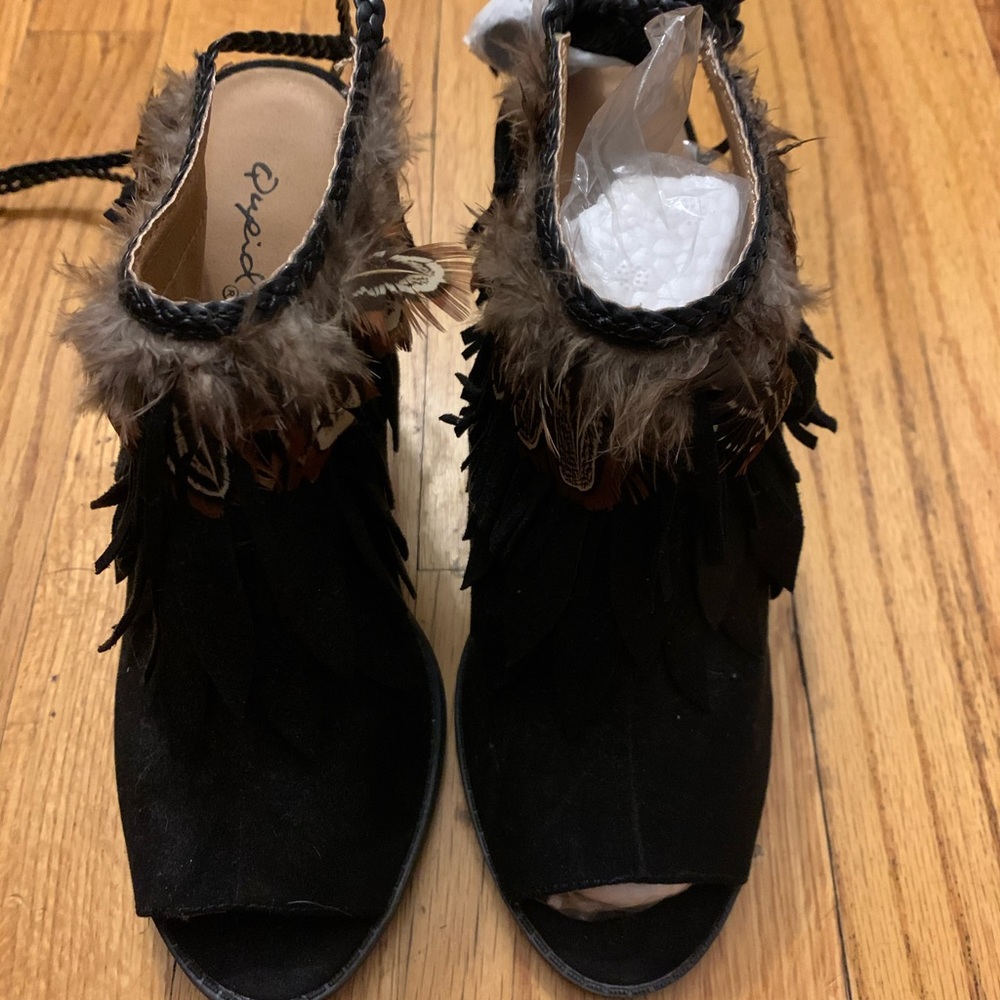 Open toe sexy shoes